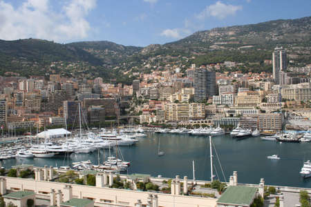 Monaco Harbour in the South of France