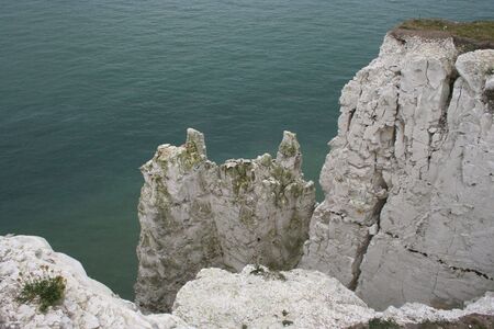 white cliffs of dover Kent Englandの写真素材
