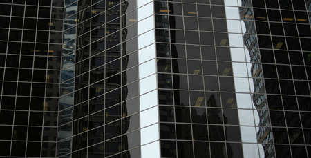 modern architecture detail background reflective grid pattern