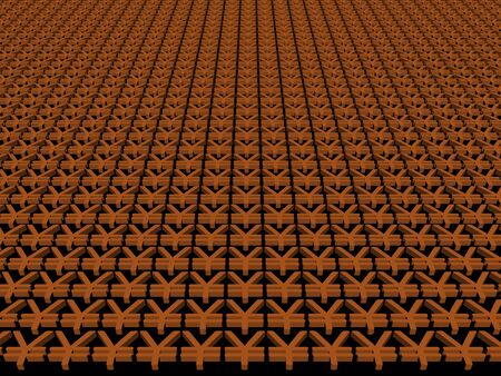 Yen 3d render symbol foreground illustrationの写真素材