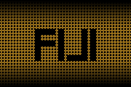 Fiji text on cyclone warning signs illustrationの写真素材