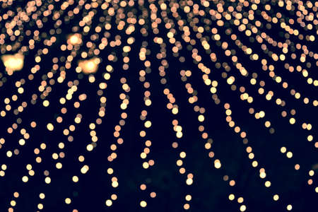 Defocused orange lightsの写真素材