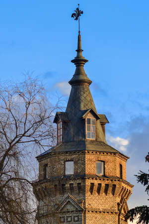 Castle tower spire