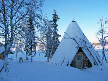 sami house in lapland