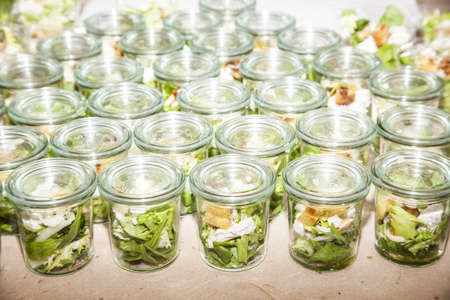 Salad, finger foodの写真素材