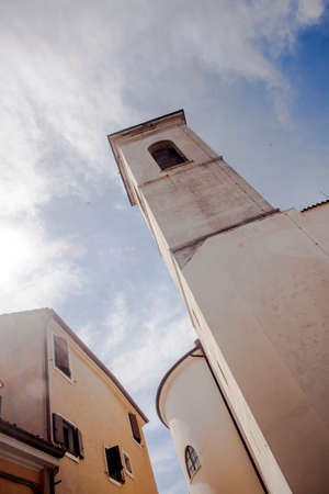 Church in the old city of Trieste, Italyの写真素材