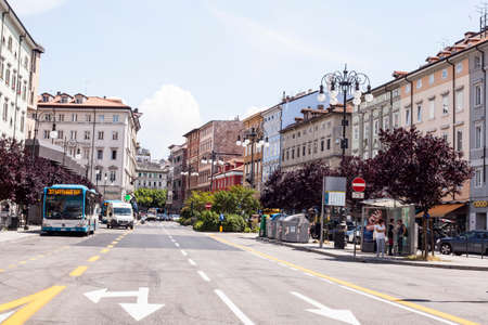Barriera Vecchia is an important area of the city of Trieste.Italyのeditorial素材