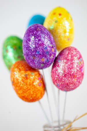Easter motifs for background, postcards and textures, flash light.