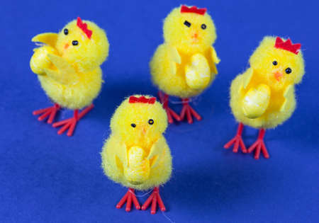 Easter motifs for background, postcards and textures, flash light.