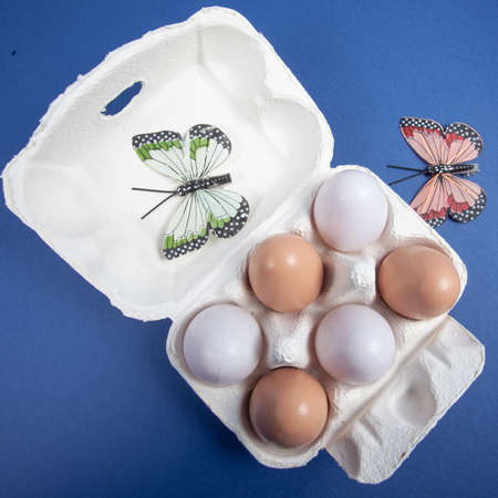Easter motifs for background, postcards and textures, flash light.