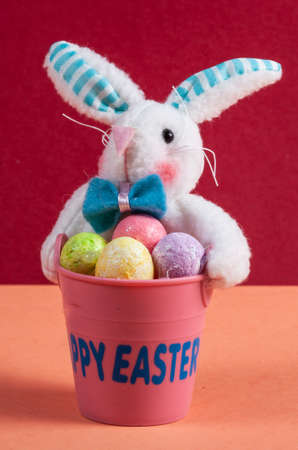 Easter motifs for background, postcards and textures, flash light.の写真素材