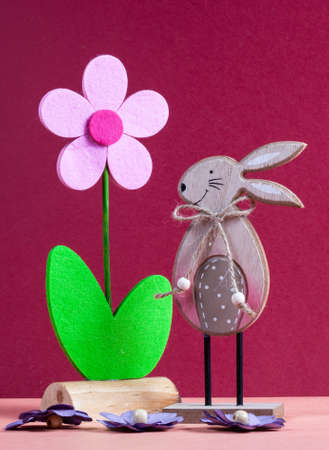 Easter motifs for background, postcards and textures, flash light.の写真素材
