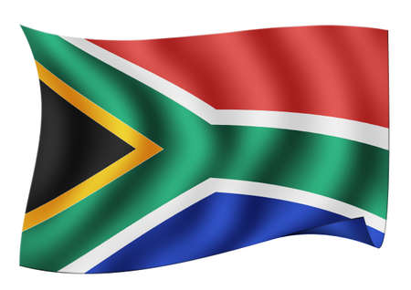Flag of South Africaの写真素材