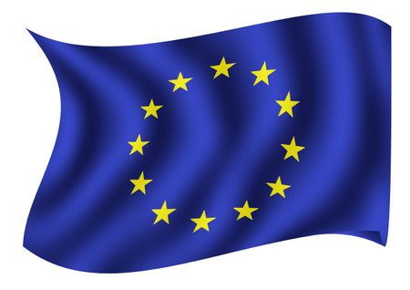 Flag of Europeの写真素材