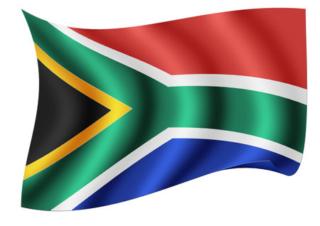 South Africa flagの写真素材
