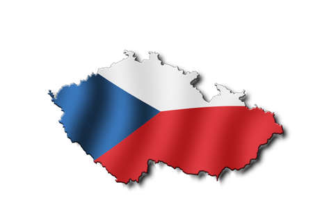 map Czech Republicの写真素材