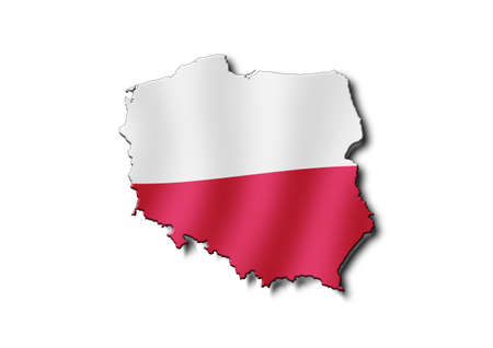 map Polandの写真素材