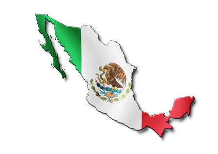 map Mexicoの写真素材