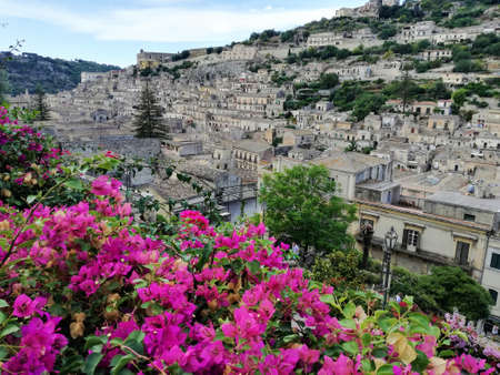 Modica, world famous for its chocolateの写真素材