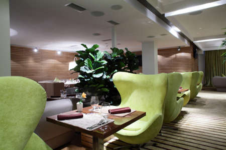 bright and stylish european interior with furnitureの写真素材