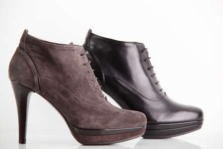 shoes on white backgroundの写真素材