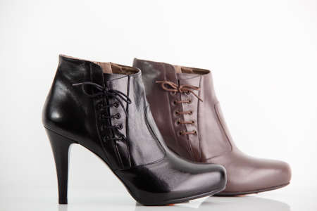 shoes on white backgroundの写真素材