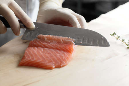 cooking of tasty food at the kitchenの写真素材