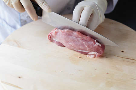 cooking of tasty food at the kitchenの写真素材