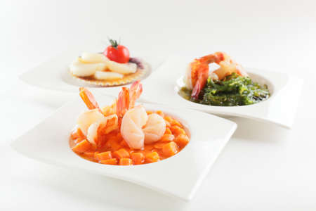 tasty and fresh european salad with different vegetablesの写真素材