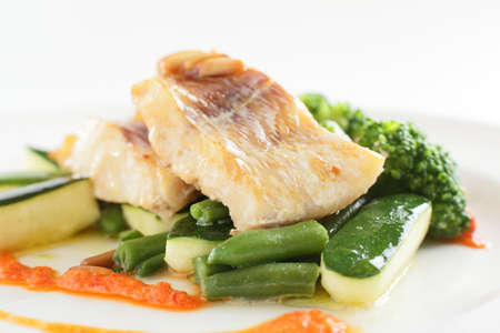 tasty and fresh european salad with different vegetables