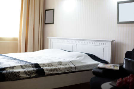 luxury and very clean empty european roomのeditorial素材