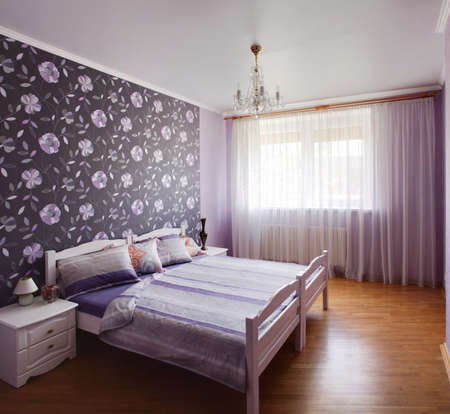 luxury and very clean empty european roomのeditorial素材