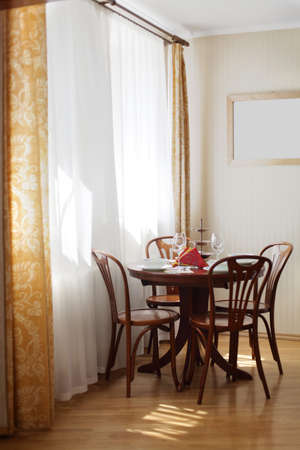 luxury and very clean empty european kitchenのeditorial素材