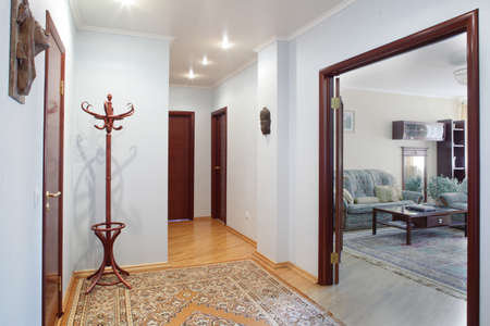 luxury and very clean empty european roomのeditorial素材