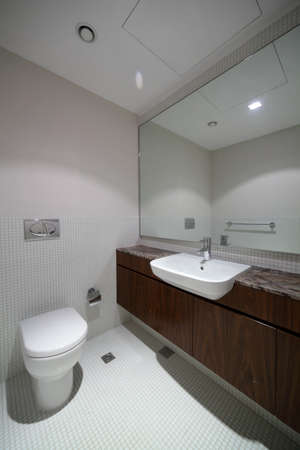 luxury and very clean toilet in european style
