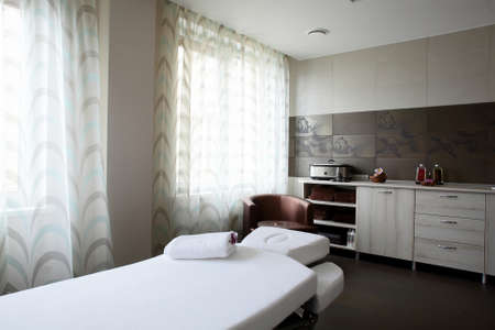luxury and very clean massage room in european styleの写真素材