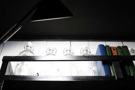 new and clean luxury restaurant in european styleの写真素材