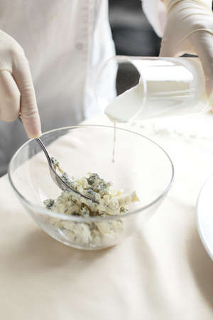 cooking of tasty food at the kitchenの写真素材