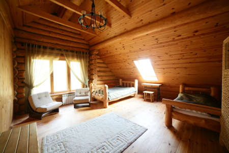 bright and stylish european interior with furniture