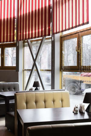 modern european restaurant with nice and bright interior