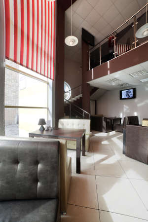 modern european restaurant with nice and bright interior