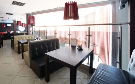 modern european restaurant with nice and bright interior