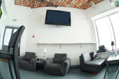 modern european restaurant with nice and bright interiorの写真素材