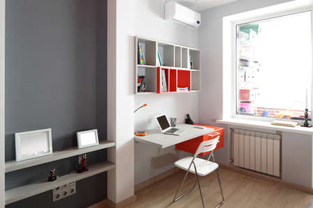 bright and beautiful interior of children room