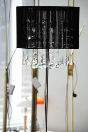 luxury and fashionable brand new interior of lightings storeの写真素材