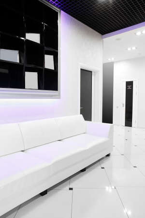 brand new interior of european beauty salonの写真素材