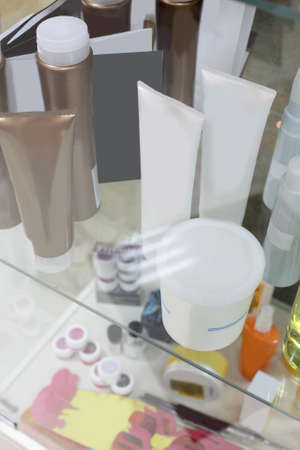 brand new interior of european beauty salon
