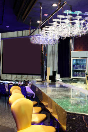 beautiful brand new european restaurant in downtownの写真素材