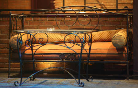 colorful interior of bright and beautiful night clubのeditorial素材