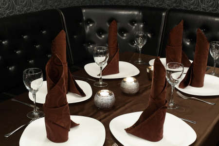 beautiful brand new european restaurant in downtownのeditorial素材